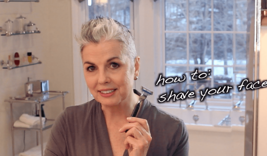 How to shave your face.