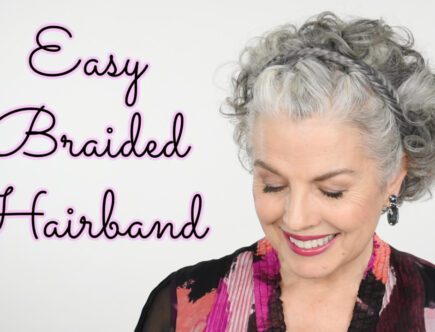 Easy braided hairband.